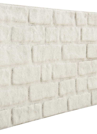 10 st Wandpanelen 3D witte baksteen EPS