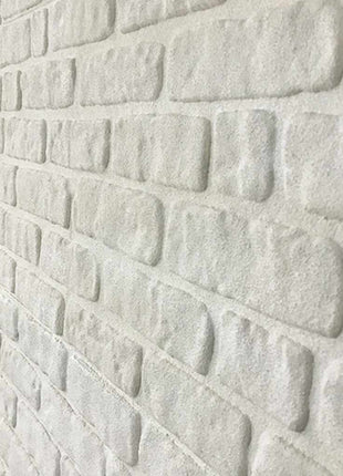 10 st Wandpanelen 3D witte baksteen EPS