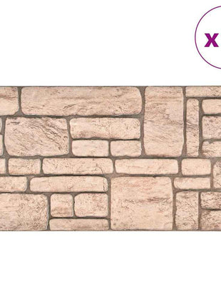 10 st Wandpanelen 3D beige baksteen EPS