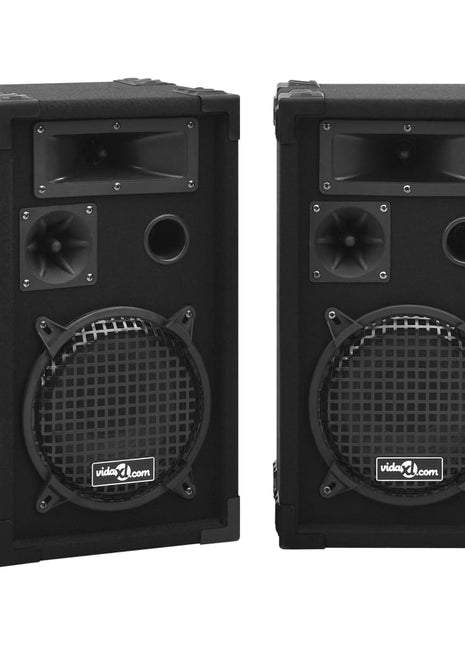 Hifi-podiumluidsprekers 2 st passief professioneel 800 W zwart