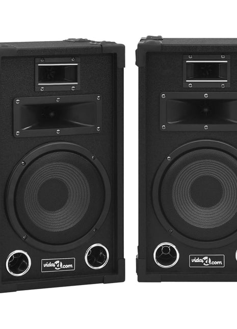 Hifi-podiumluidsprekers 2 st passief professioneel 800 W zwart