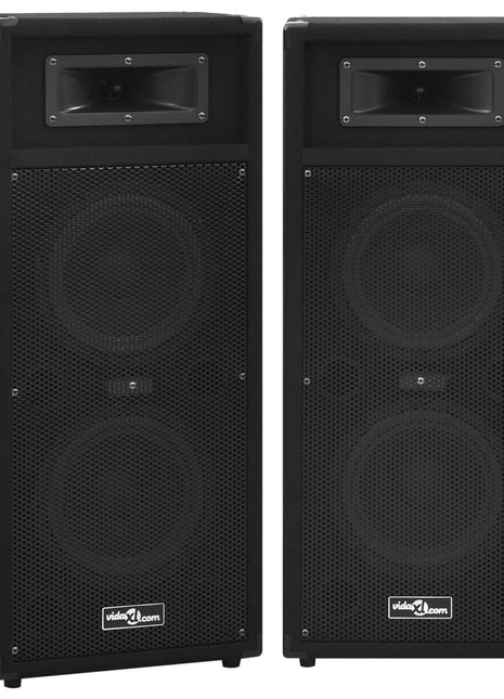 Hifi-podiumluidsprekers 2 st passief professioneel 1000 W zwart