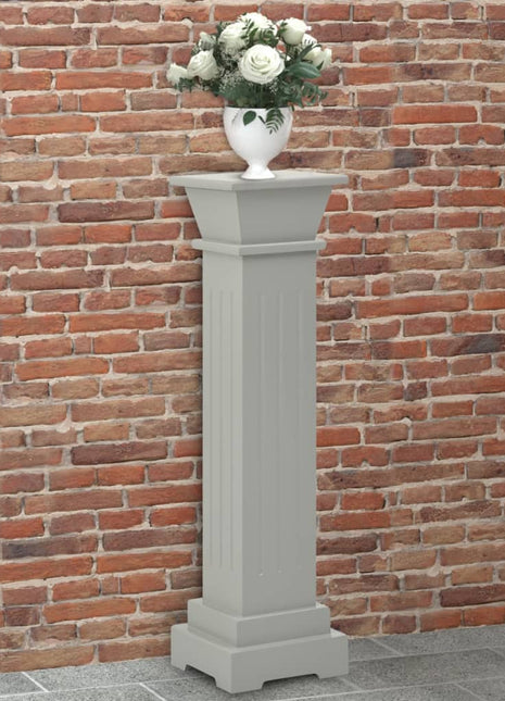 Plantenstandaard Klassieke Zuil Vierkant 17X17X66 Cm Mdf