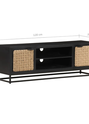 Tv-Meubel120X30X40 Cm Massief Mangohout Mozaïek
