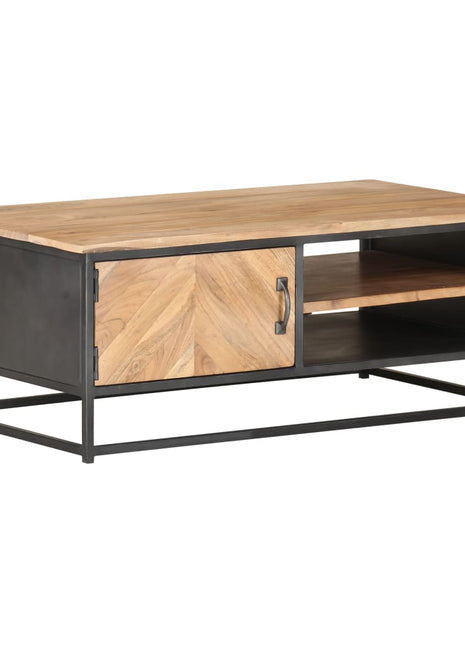 Salontafel 90X50X35 Cm Massief Acaciahout Mozaïek