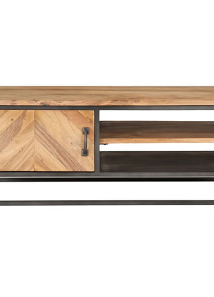 Salontafel 90X50X35 Cm Massief Acaciahout Mozaïek