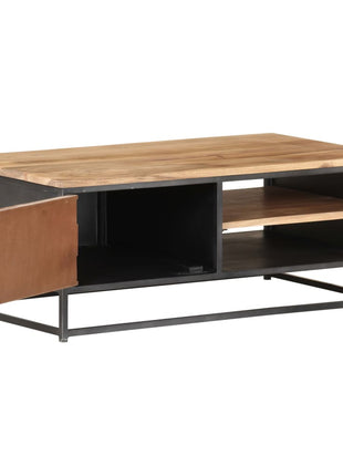 Salontafel 90X50X35 Cm Massief Acaciahout Mozaïek