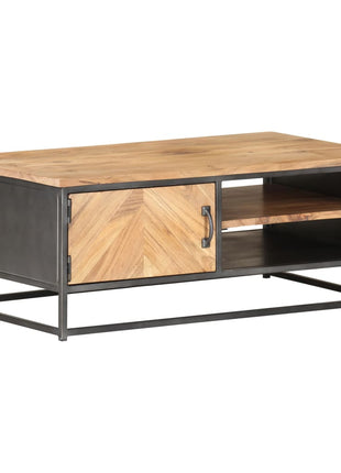 Salontafel 90X50X35 Cm Massief Acaciahout Mozaïek