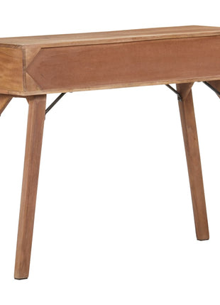 Wandtafel 100X35X76 Cm Massief Mangohout