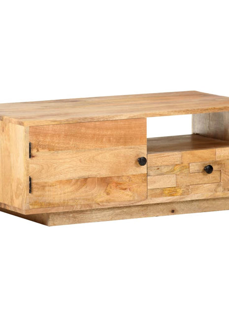 Salontafel 90x50x35 cm massief mangohout