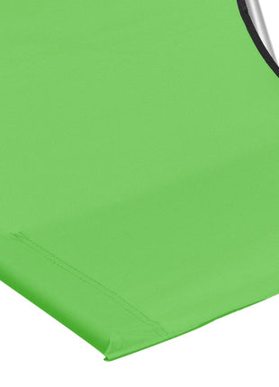 Strandstoelen 2 st inklapbaar stof groen