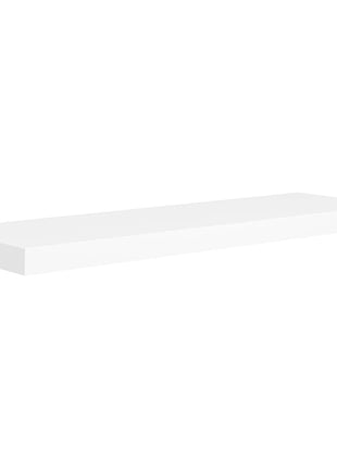 Wandschap Zwevend 80X23,5X3,8 Cm Mdf Wit