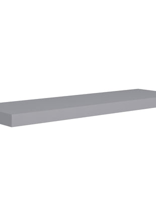 Wandschap Zwevend 80X23,5X3,8 Cm Mdf Grijs