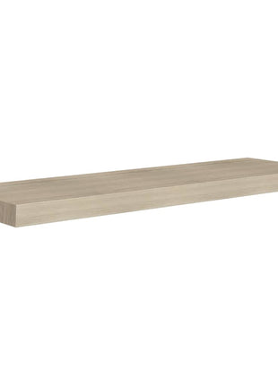 Wandschap Zwevend 80X23,5X3,8 Cm Mdf Kleurig Eiken