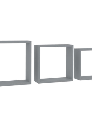 Wandschappen Kubus Mdf Grijs