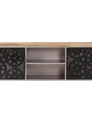 Tv-meubel 120x30x40 cm ruw mangohout
