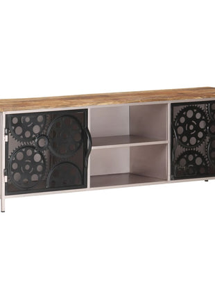 Tv-meubel 120x30x40 cm ruw mangohout
