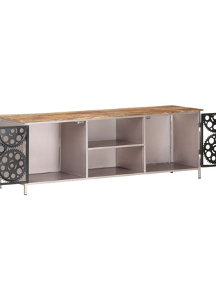 Tv-meubel 120x30x40 cm ruw mangohout