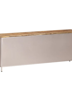 Tv-meubel 120x30x40 cm ruw mangohout