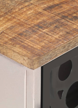 Tv-meubel 120x30x40 cm ruw mangohout