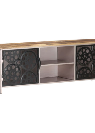 Tv-meubel 120x30x40 cm ruw mangohout