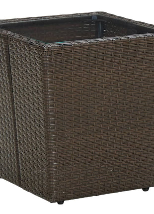 Theetafel 41,5X41,5X43 Cm Poly Rattan En Gehard