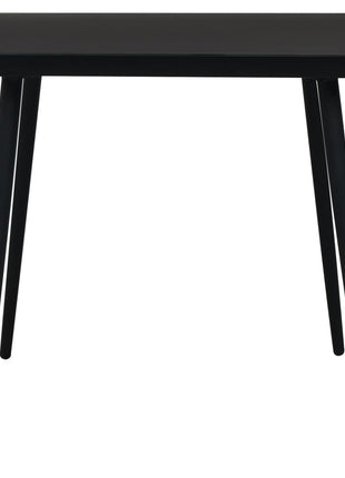 Tuintafel Staal En Glas Zwart