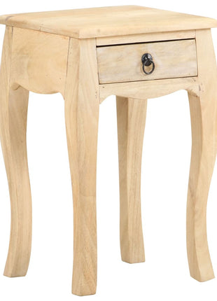 Nachtkastje 28X28X46 Cm Massief Mangohout