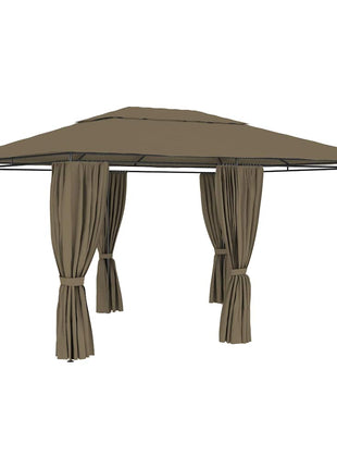 Tuinpaviljoen Met Gordijnen 180 G/M² 4X3 M