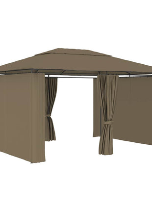 Tuinpaviljoen Met Gordijnen 180 G/M² 4X3 M