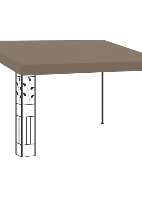 Wandprieel 4X3X2,5 M Taupe