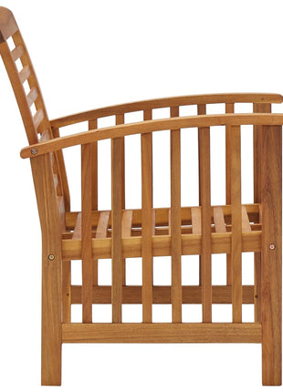 Tuinstoelen 2 st massief acaciahout