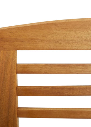 Tuinstoelen 2 st massief acaciahout