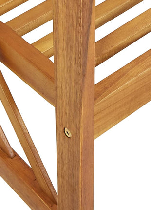 Tuinstoelen 2 st massief acaciahout