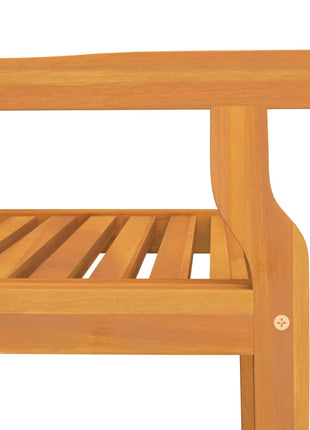 Tuinstoelen 2 st massief acaciahout