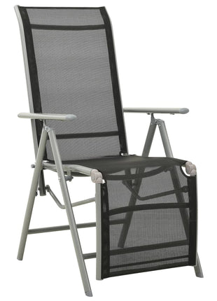 Tuinstoelen Verstelbaar Textileen Aluminium Kleurig