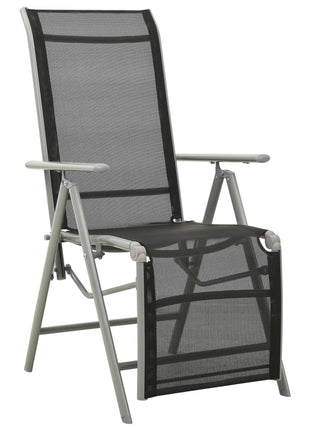 Tuinstoelen Verstelbaar Textileen Aluminium Kleurig