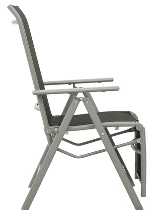 Tuinstoelen Verstelbaar Textileen Aluminium Kleurig