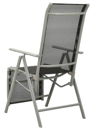 Tuinstoelen Verstelbaar Textileen Aluminium Kleurig