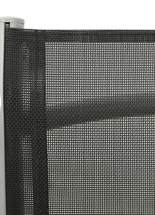 Tuinstoelen Verstelbaar Textileen Aluminium Kleurig