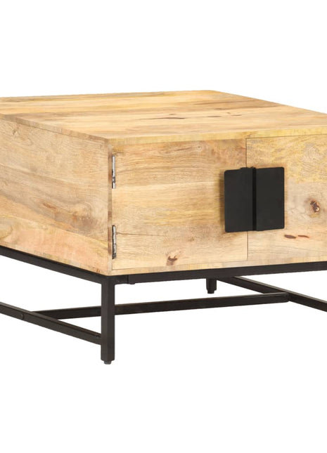 Salontafel 67x67x45 cm massief mangohout