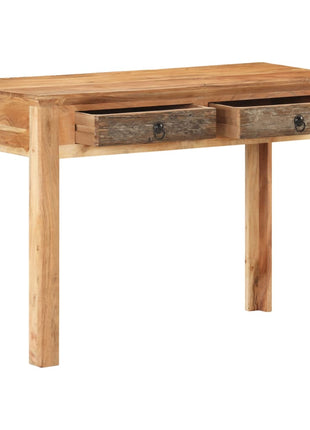 Bureau 110X50X75 Cm Massief Gerecycled Hout Gerookt Eiken