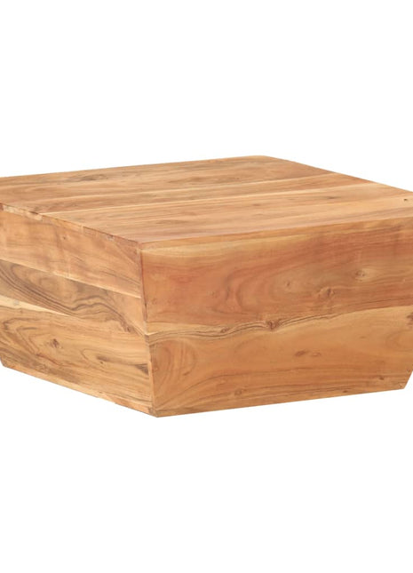 Salontafel V-vormig 66x66x30 cm massief acaciahout