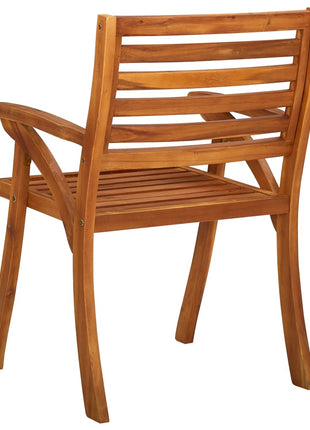 Tuinstoelen 3 st massief acaciahout