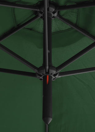 Parasol Dubbel Met Stalen Paal 600 Cm