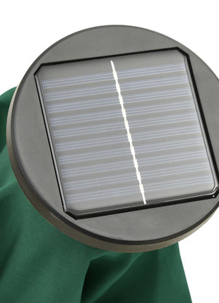 Parasol Met Led-Verlichting 200X211 Cm Aluminium