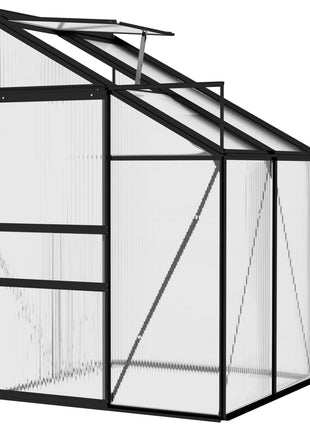 Broeikas 2,59 m³ aluminium antracietkleurig