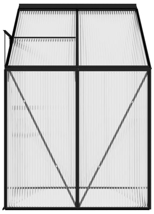 Broeikas 2,59 m³ aluminium antracietkleurig