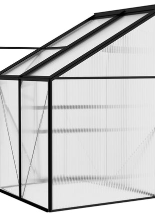 Broeikas 2,59 m³ aluminium antracietkleurig