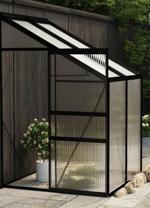 Broeikas 2,59 m³ aluminium antracietkleurig